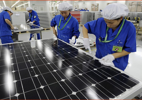 Where are solar panels manufactured?